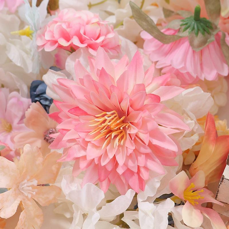 Multiple Sizes Mix Artificial Flowers Silk Fake Flowers for Home Decor Wedding Decoration Bride Clothing DIY Craft Gifts Garland