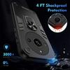 Mehrschichtige Autohalterung Ständerhülle für Realme 11 Pro + 10 9 Pro 9i Realme C53 C55 C51 C35 C33 C31 Kameraschutzhülle