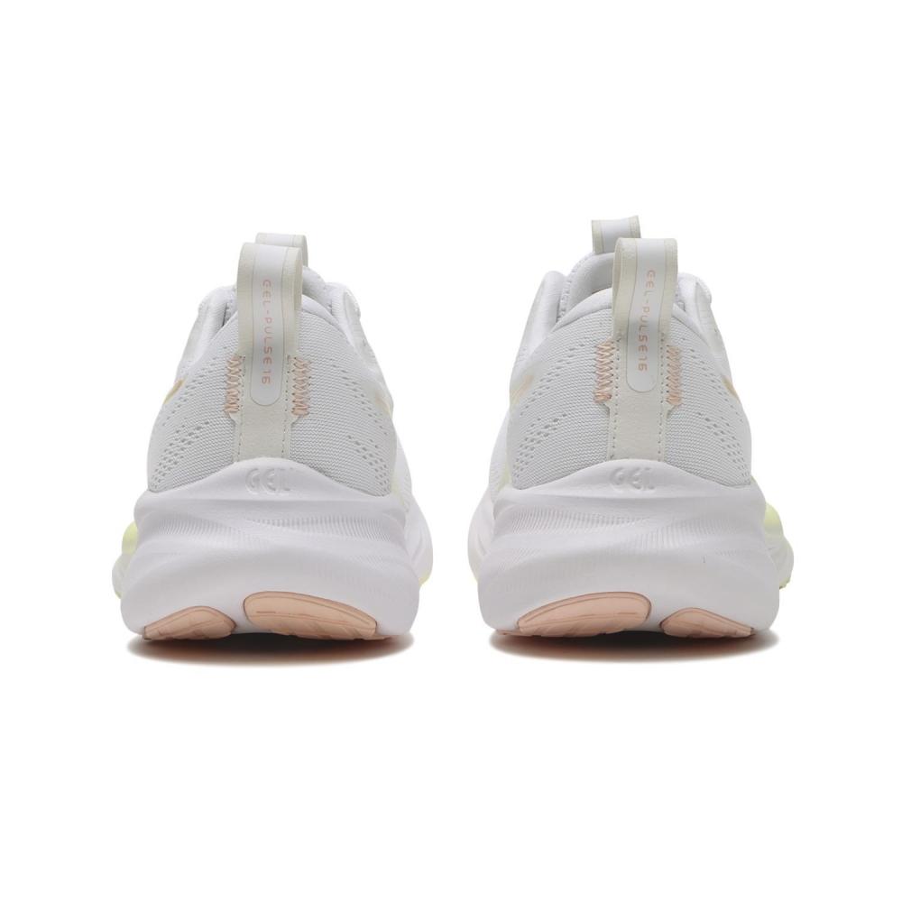 Asics W Gel Pulse 16 WHite H yelloW 1012b755.100 WHite H yelloW