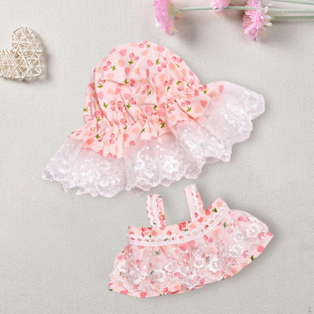 20cm Dolls Clothes ,Doll Skirt Outifits Doll Accessories, Toys Adorable Dress Up ,Dolll Suit