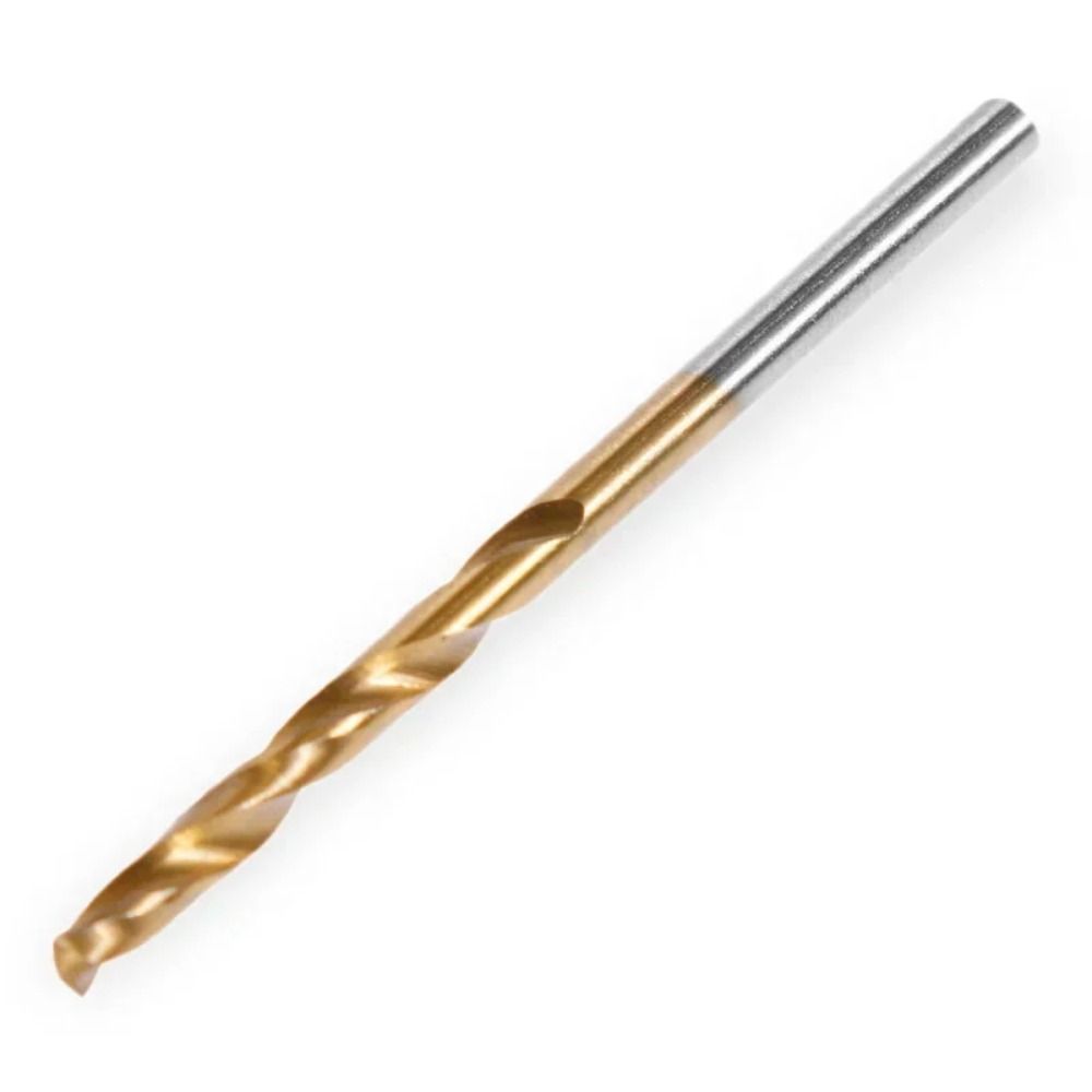 50Pcs Ti-plated Straight Shank Drill Universal Titanium Coated Drill Bits Durable Twist Drill Bit