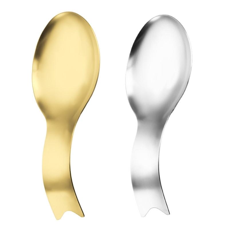 Stainless Steel Spoon Rest Ladle Holder For Kitchen Cooking Utensils Spatula Rack Corrosions Resistant Dishwasher Safe
