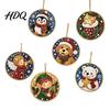 Decoratieve Kunstmatige Parel Kunst Decoraties 6 Stuks/Set Kerst DIY Kit Hangende Decoraties Knutselpakket met Ronde Bedels Parels Vakantie Strass voor