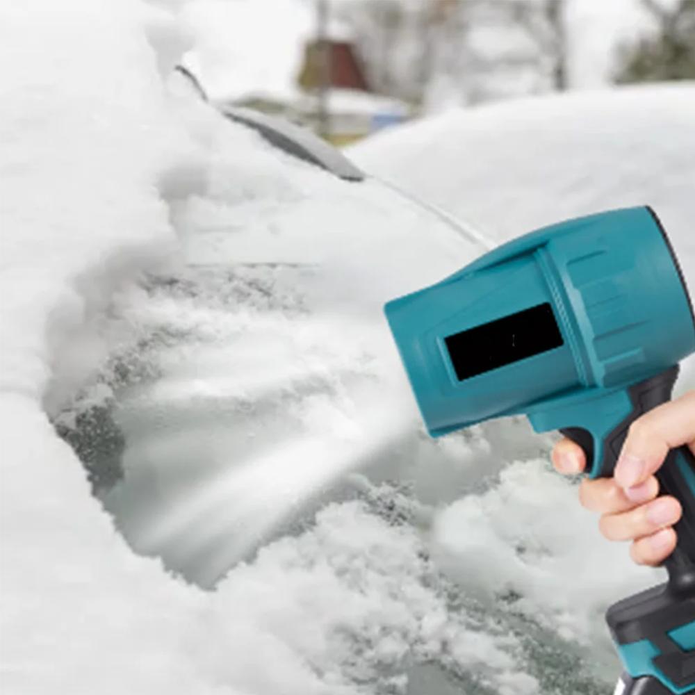 High Power Brushless Cordless Electric Turbo Fan Blowers Handheld Dust Blowing Tools Adjustable Speed With 2 Batteries And Pin