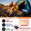 Heated Camping Pad Soft Foldable Warm Adjustable Blanket Sleeping Bag Liner For Men Women Hiking Outdoor Picnic Travel Survival
