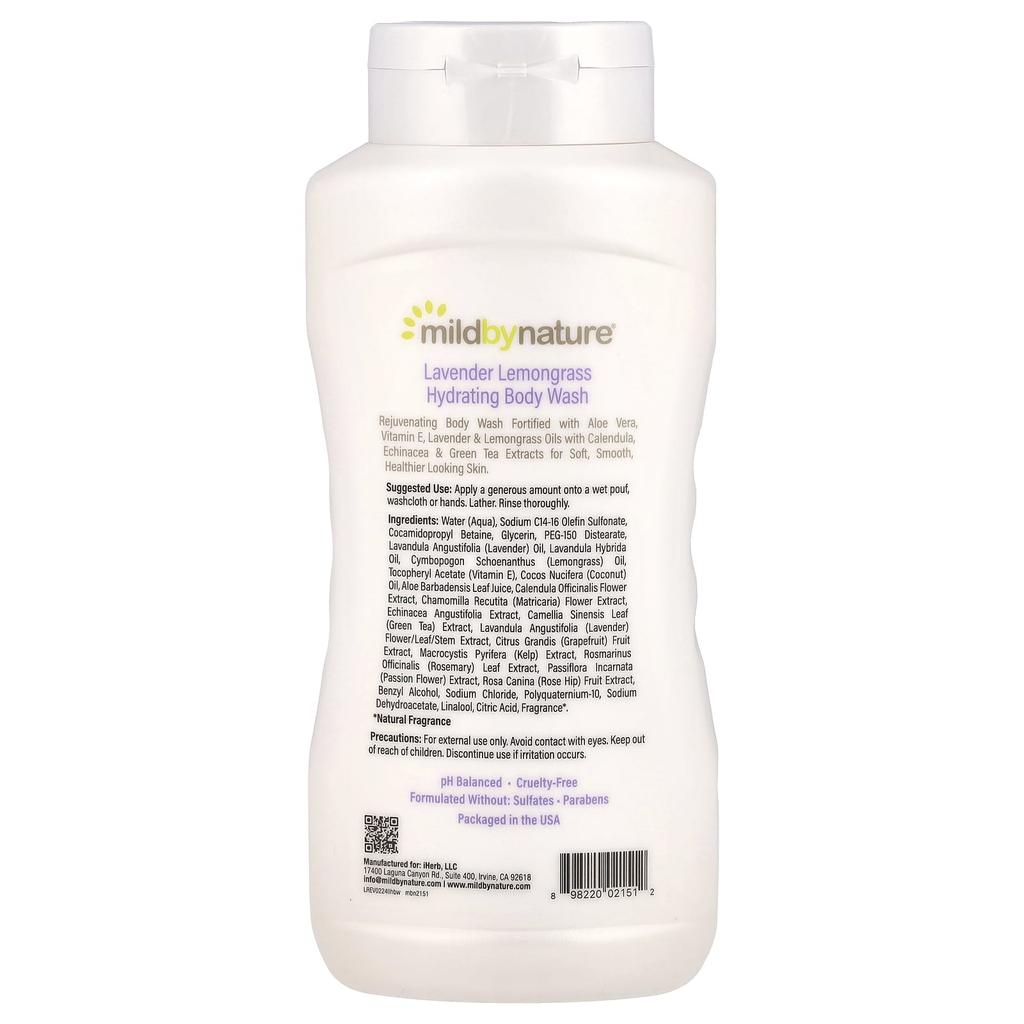 Hydrating Body Wash, Lavender Lemongrass, 473 Ml (16 Fl Oz)