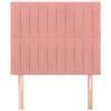Maison Exclusive - Tête de lit Rose 90x5x118/128 cm Velours