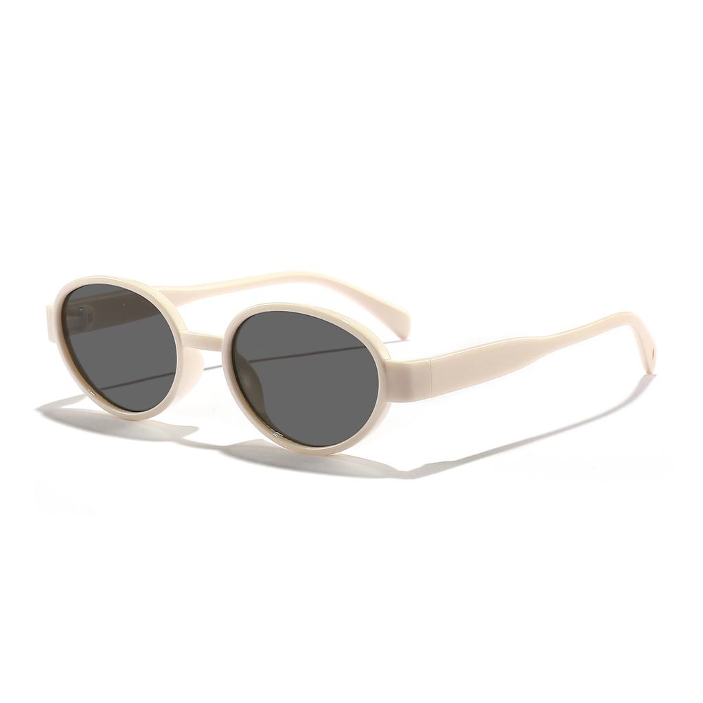 Rennes children's new candy color oval frame sunglasses cute baby outdoor sunshade sunglasses tide