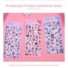Cute 3D Sticker Cartoon Sticker Tiny Handcraft Sticker Reusable Tiny Patches for Water Bottle, Notebook, Scrapbooking