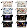 Butterfly Printing Makeup Bag, Nail Polish Storage Bag, Washable Toilet Bag for Daily Travel