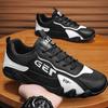 Fashion New flat casual shoes for spring and summer of 2025, comfortable and soft soled, anti slip running sports men's shoes