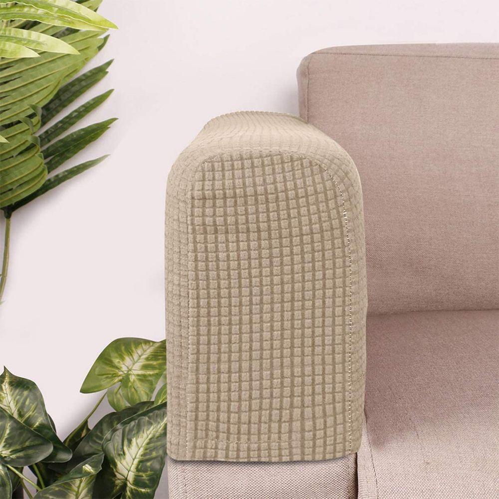 2PCS High Quality Stretchy Furniture Armrest Covers Couch Arm Protector Sofa Cover Home & Living