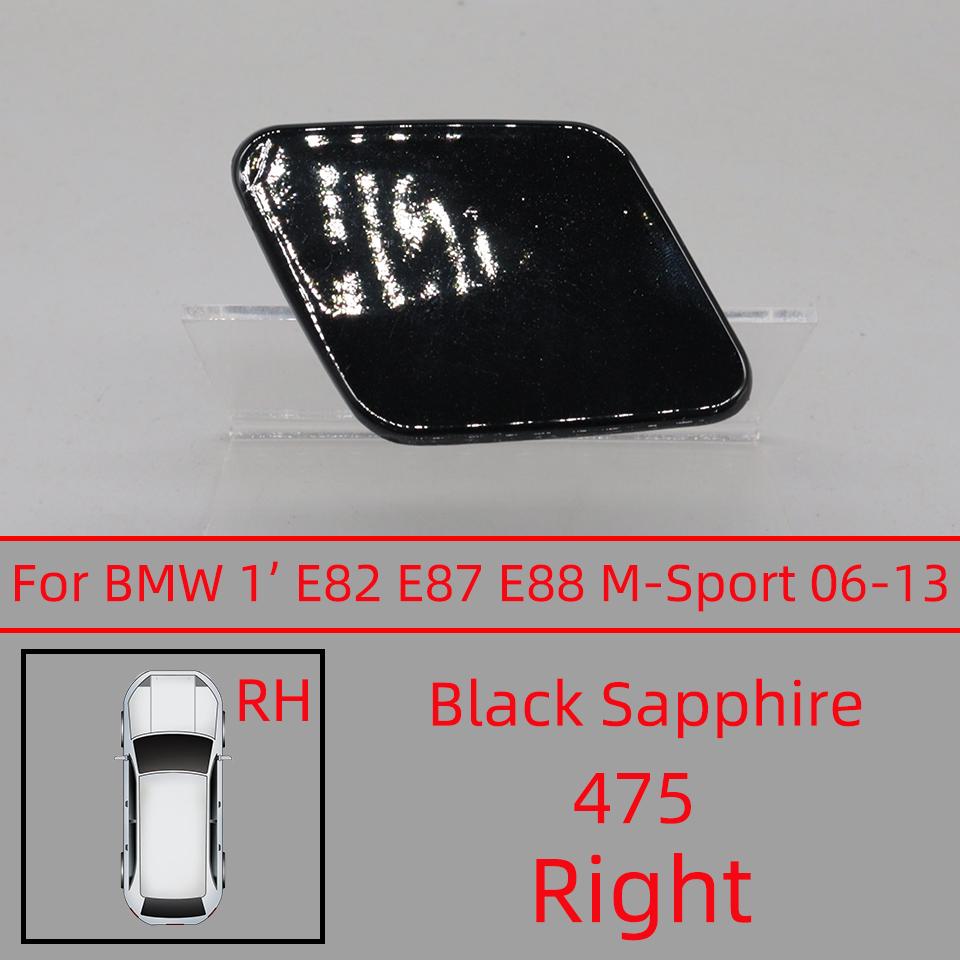 For BMW 1 Series E81 E82 E87 E88 LCI M SPORT 2005-2013 Front Headlight Headlamp Washer Nozzle Cover Cap 61677837431 61677837432