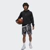 Jordan Logo Pattern Hooded Pullover Long Sleeve Sweatshirt Men Tops Black DV9782-010