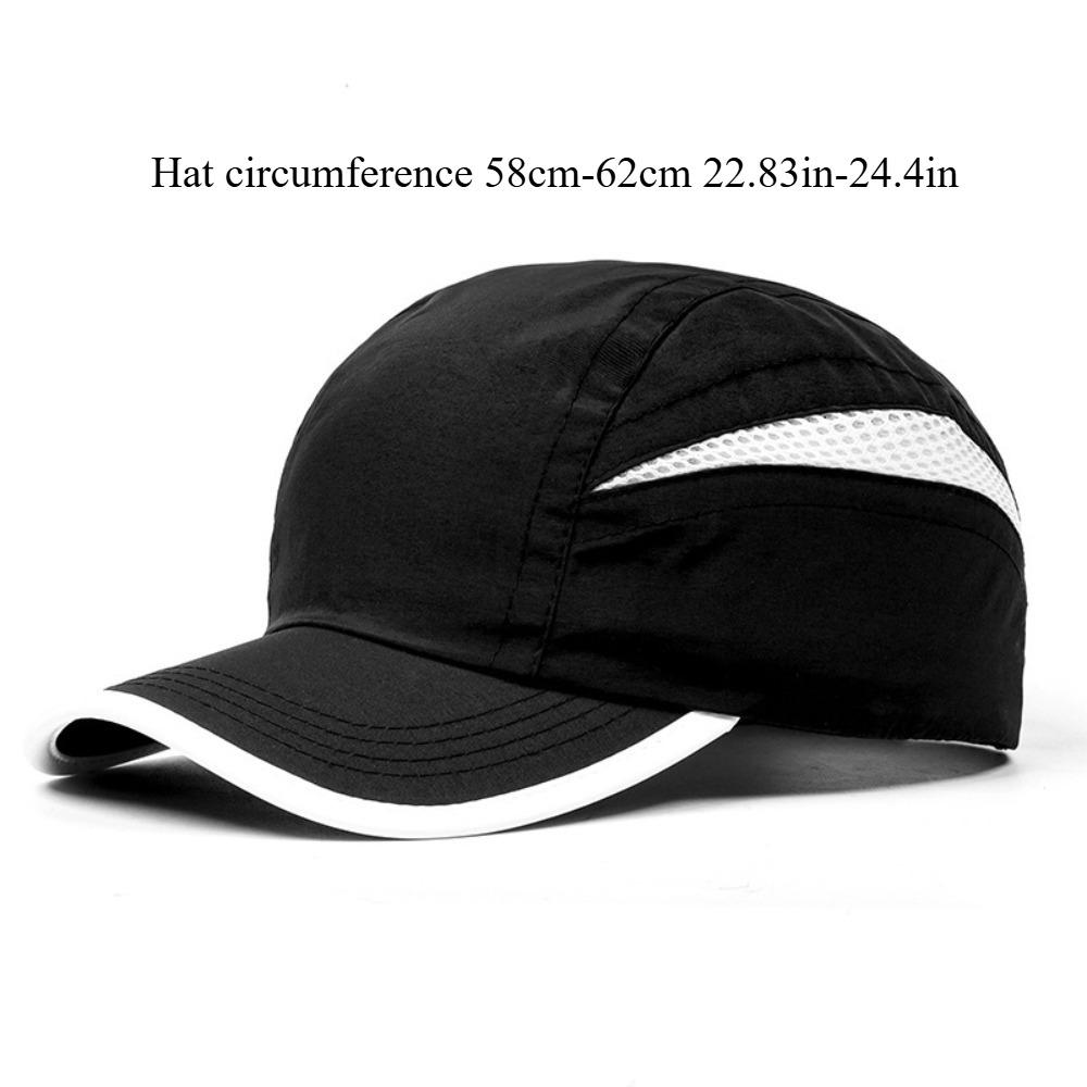 Export Quick Dry Baseball Cap Custom Logo Embroidered Mens Outdoor Polyester Breathable Summer Sun Hat Casual Caps