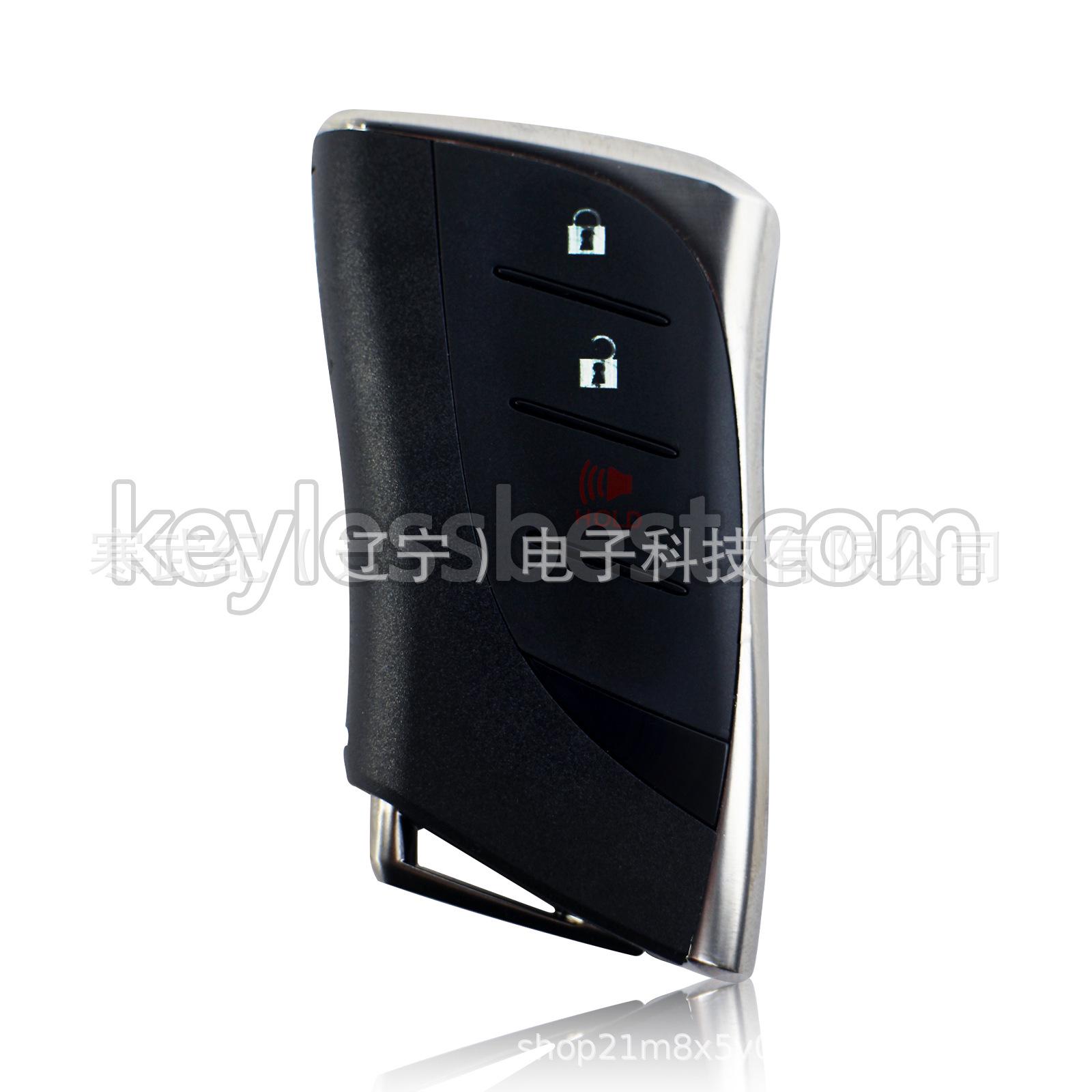 

Корпус ключа-пульта с 3 кнопками для Toyota Lexus UX200/UX250h (HYQ14FBF) 5.4*4.2*1.4 cm чёрный