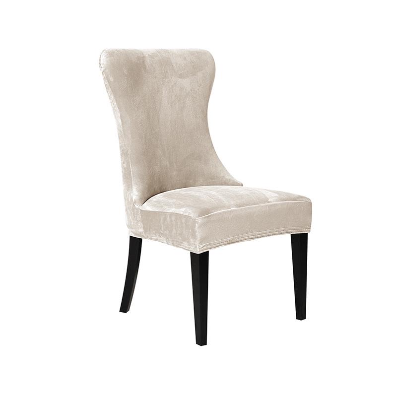 

Чехол для изогнутого стула с высокой спинкой Silver Fox Velvet 2023 года — современный, нескользящий, износостойкий дизайн See details for specific dimensions