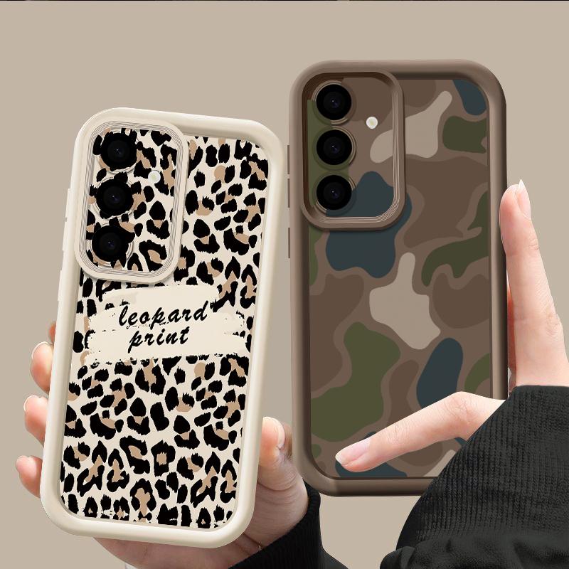Colorful Leopard Print Case For Samsung S26 S25 Ultra S24 S23 Plus S22 S21 FE A54 A15 A25 A35 A55 A16 A26 A36 A56 A17 A27 A37 A57 5G Shockproof Cover