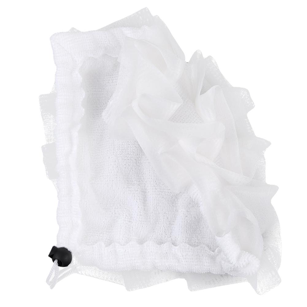 2-In-1 Bath Sponge with Drawstring Shower Loofah Body Scrubber Bath Ball Soft Bath Loofah for Women and Men