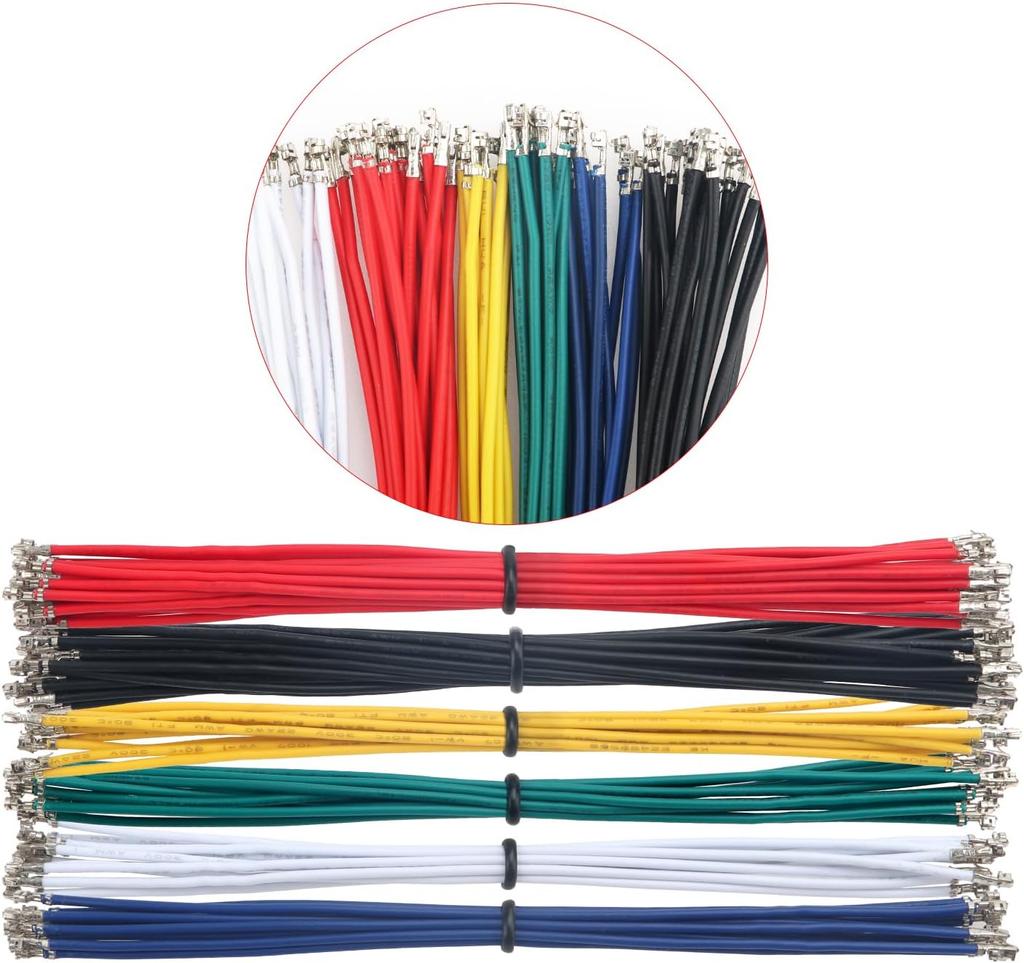 JST Kontaktkit 420 st 1,5 mm – Hane och Hona med Förkrympta 26AWG-kablar – Idealisk för 3,7V / 7,4V Batteri, Drönare, Elektronik, RC-modeller