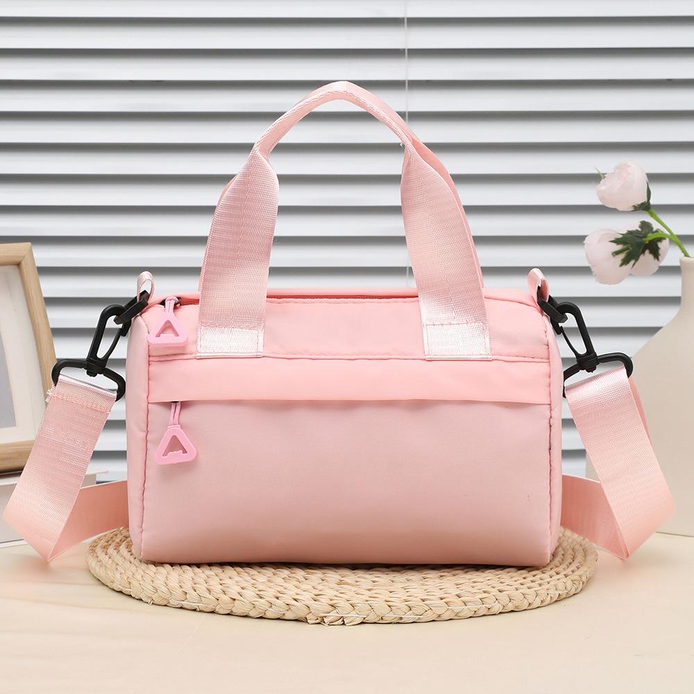 New multi-purpose girls small cloth bag shoulder crossbody portable casual nylon cloth female students multi-zipper cloth bag 2625₽