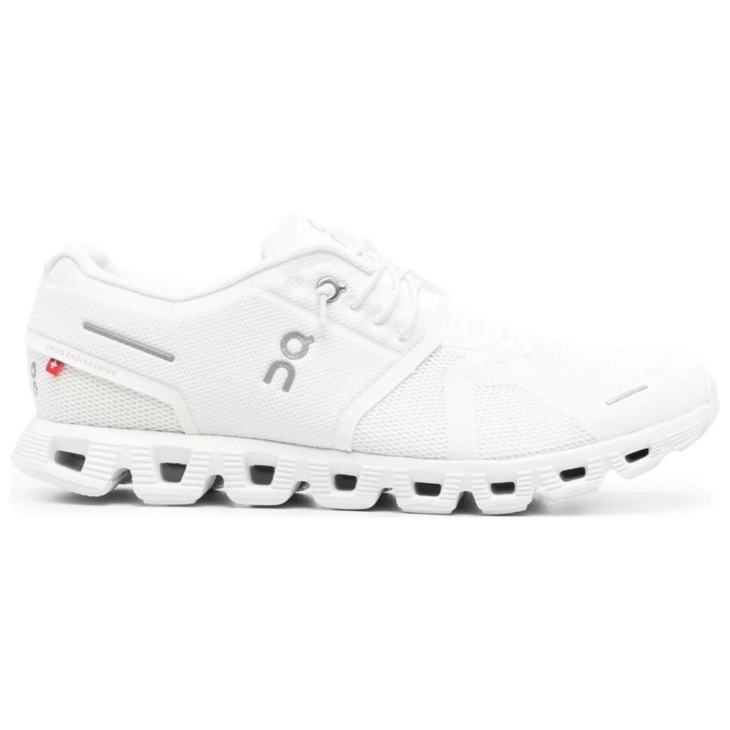 On Cloud 5 Slip Resistant Abrasion Resistant Low top Running Shoes Men's White 5998918