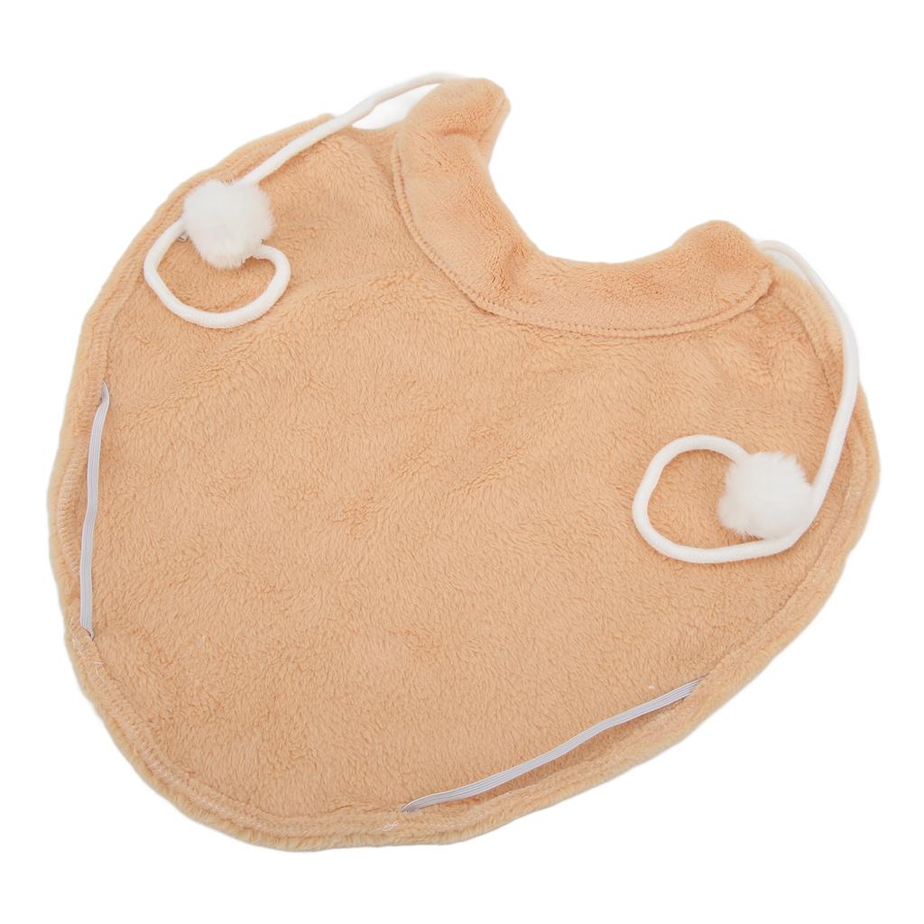 Little Pet Cloak Plain Coral Fleece Warm Comfortable Pet Cute Cloak for Autumn and Winter