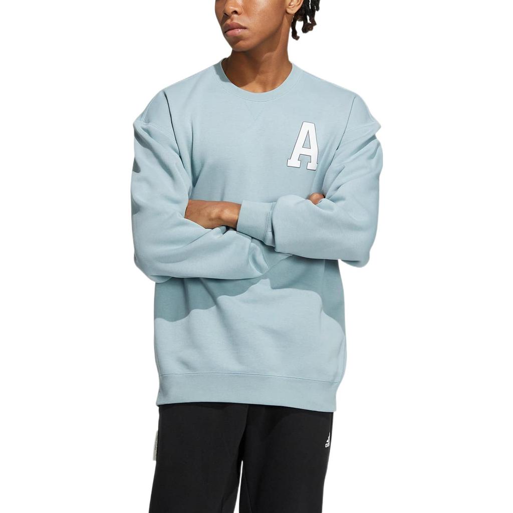 adidas Sweatshirts Unisex Blue Crew Neck Moderate Regular IB2743
