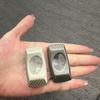 Metal Magnetic Fingerprint Fidget Slider EDC Haptic Toy Stress Relief Gadget for Adults Desk Focus and Anxiety Relief