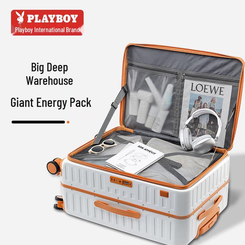Playboy Hard-Shell Spinner Luggage 24-inch