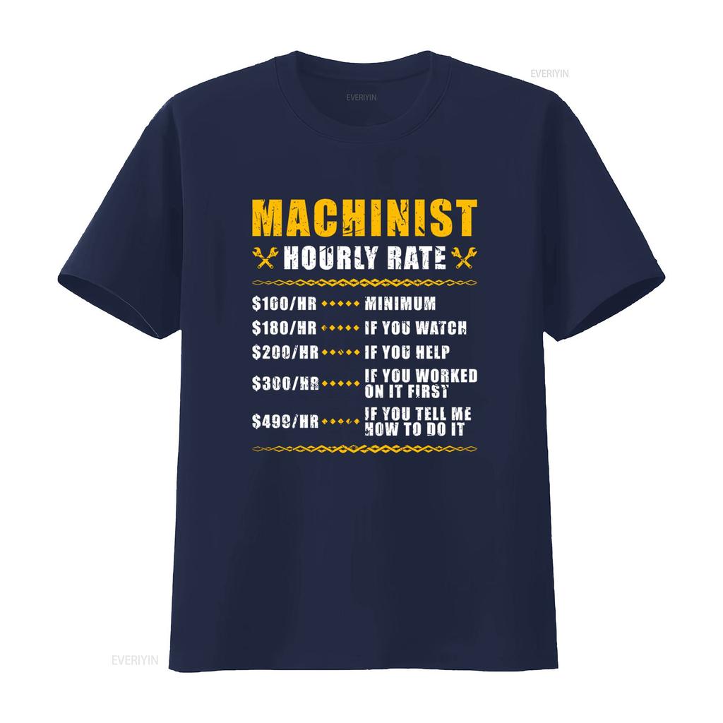 Strojírenský hodinový sazebník Řemeslník Machining Professional Tričko s designem Mechanického ceníku vintage Vyprané Unisex Strečové