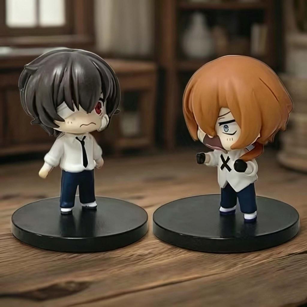 Japanese Anime Dazai Osamu Figurine Bungo Stray Dogs Action Figures Pvc Model Collection Peripheral Toys Birthday Gifts