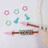 Stitching Marker Charm Locking Stitching Marker Knitting Needle Point Protectors, Locking Stitching Marker for Stitching