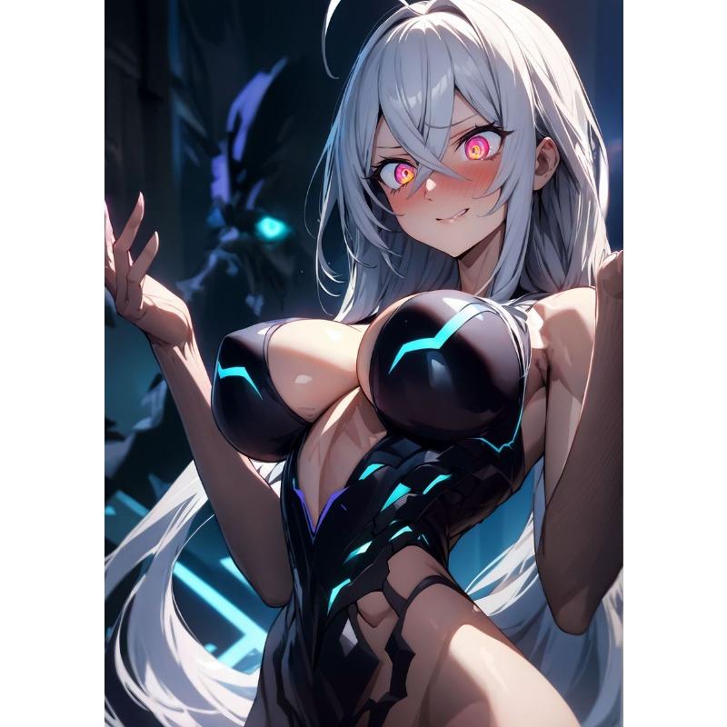 Mode Cartoon Anime Mädchen Sexy Kätzchen Verkleidung Göttin Poster Drucke Leinwandbild Wandkunst Bilder Wohnzimmer Heimdekoration