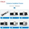 Zinc Alloy Flexible Hose External Thread Connector
