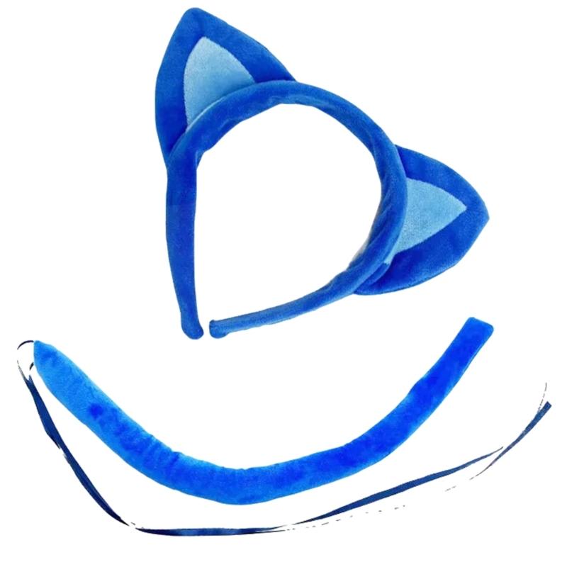 Tecknade Katter Hundar Åsnor Kostymtillbehör För Barn Pojke Flicka Halloween Cosplay Födelsedag Jul Rollek