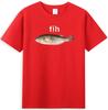 Fih Funny Misspelled Fish Meme Saying Vintage Unisexs Tshirt