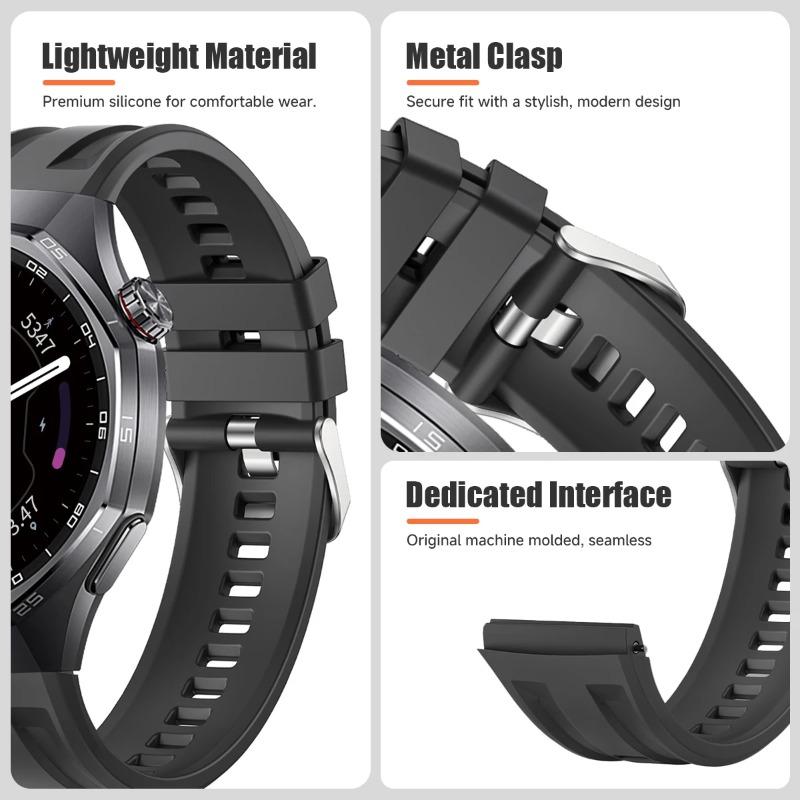 For Huawei GT6pro 46mm Strap Colorful Sport Wristband For Huawei Watch GT6 Pro Silicone Bracelet Replaceable Watchband Accessory