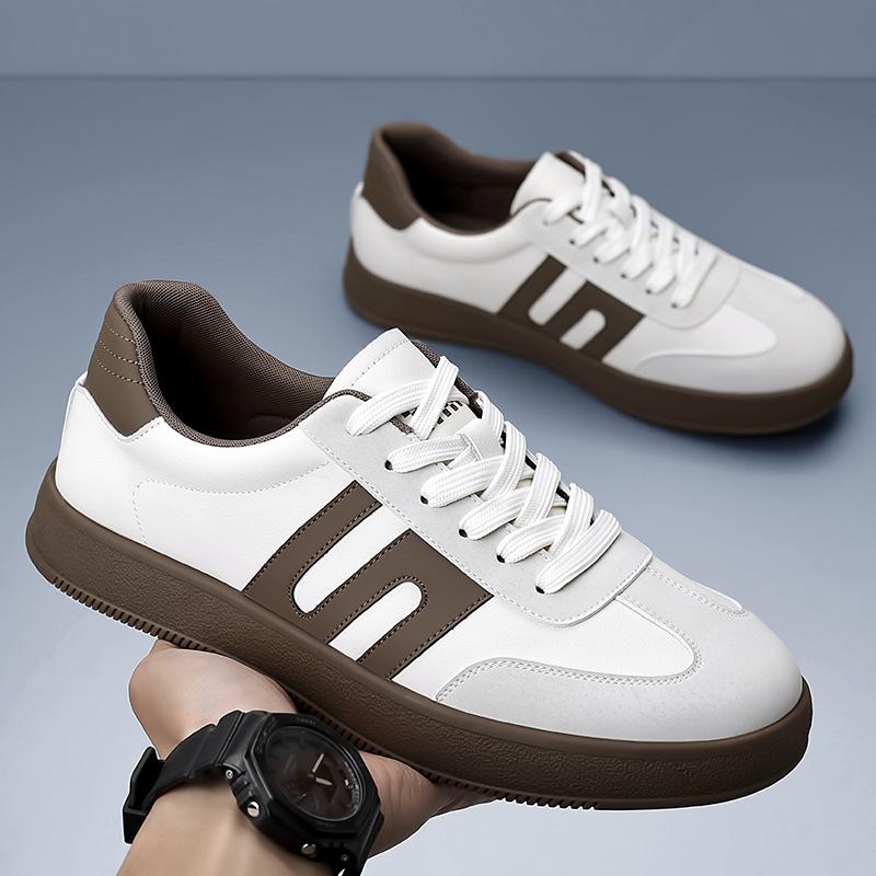 

Literary style fashion lace-up lightweight soft-soled casual shoes non-slip and wear-resistant youth retro niche versatile outdoor board shoes 38 белый