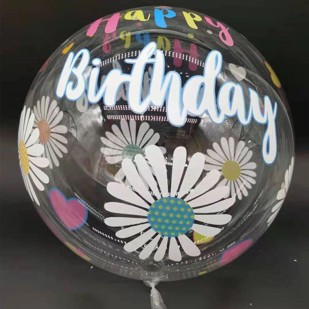 

1 шт. Baby Shower прикраса BOBO повітряні кульки прозорі з днем ​​народження декор метелик повітряна кулька Type 5