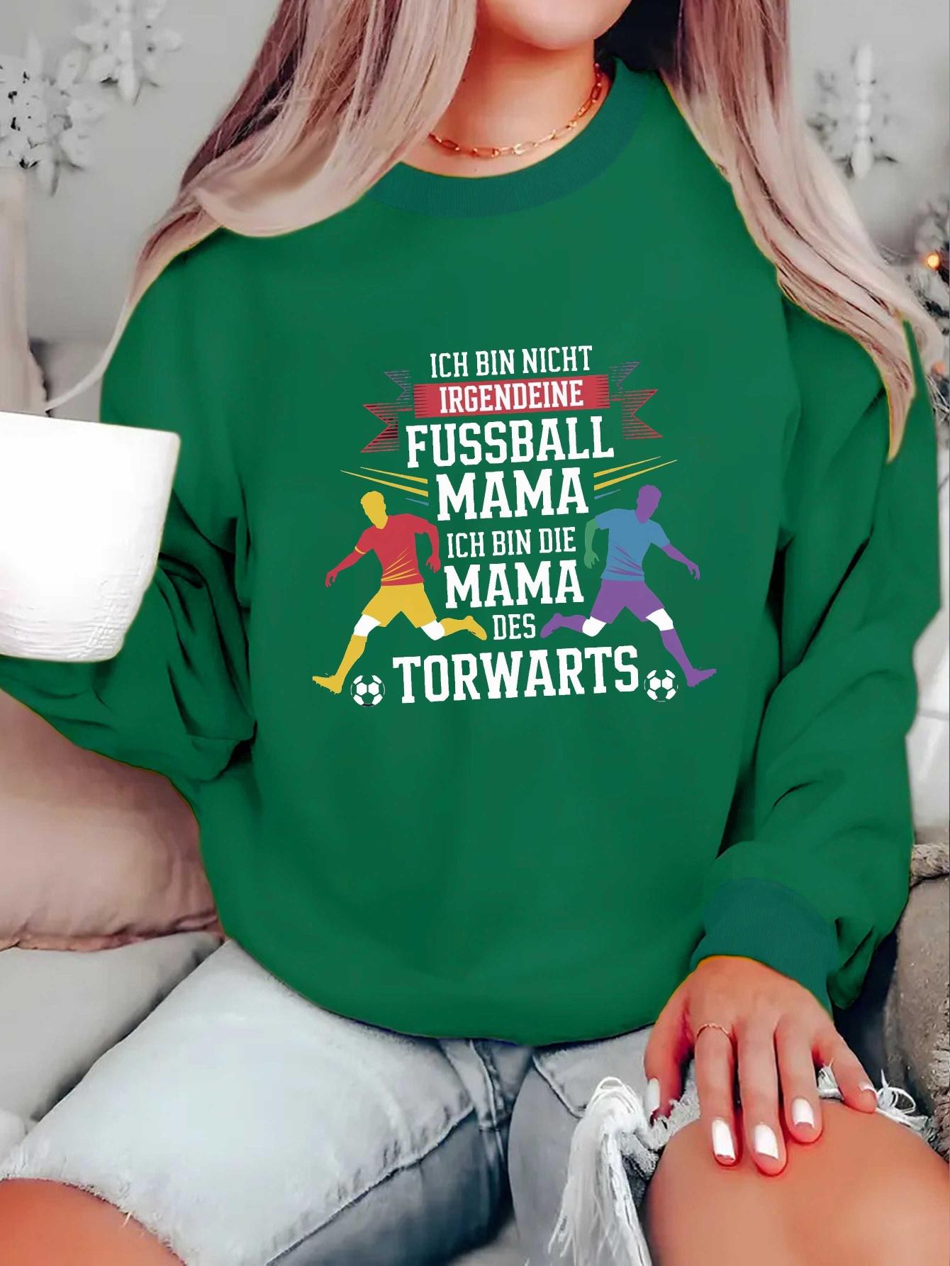 

Funny German Quote Soccer Mom women s sweatshirts XXL