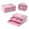 Multi Tiers Jewelry Display Stand Jewellery Holder Jewelry Storage Box Clear Drawer Organizer for Necklaces/Earrings