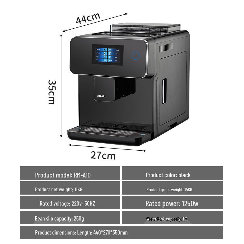 Touch Screen Automatic Milk Frother & Coffee Machine for Home or Office