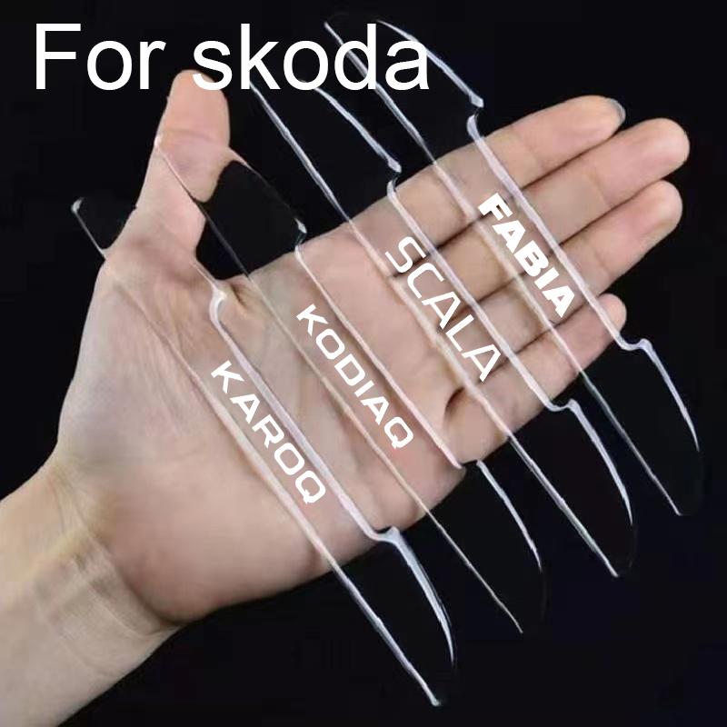 

Модификация украшения полосы для предотвращения столкновений на двери автомобиля для Skoda FABIA KAMIQ KAROQ KODIAQ OCTAVIA SCALA