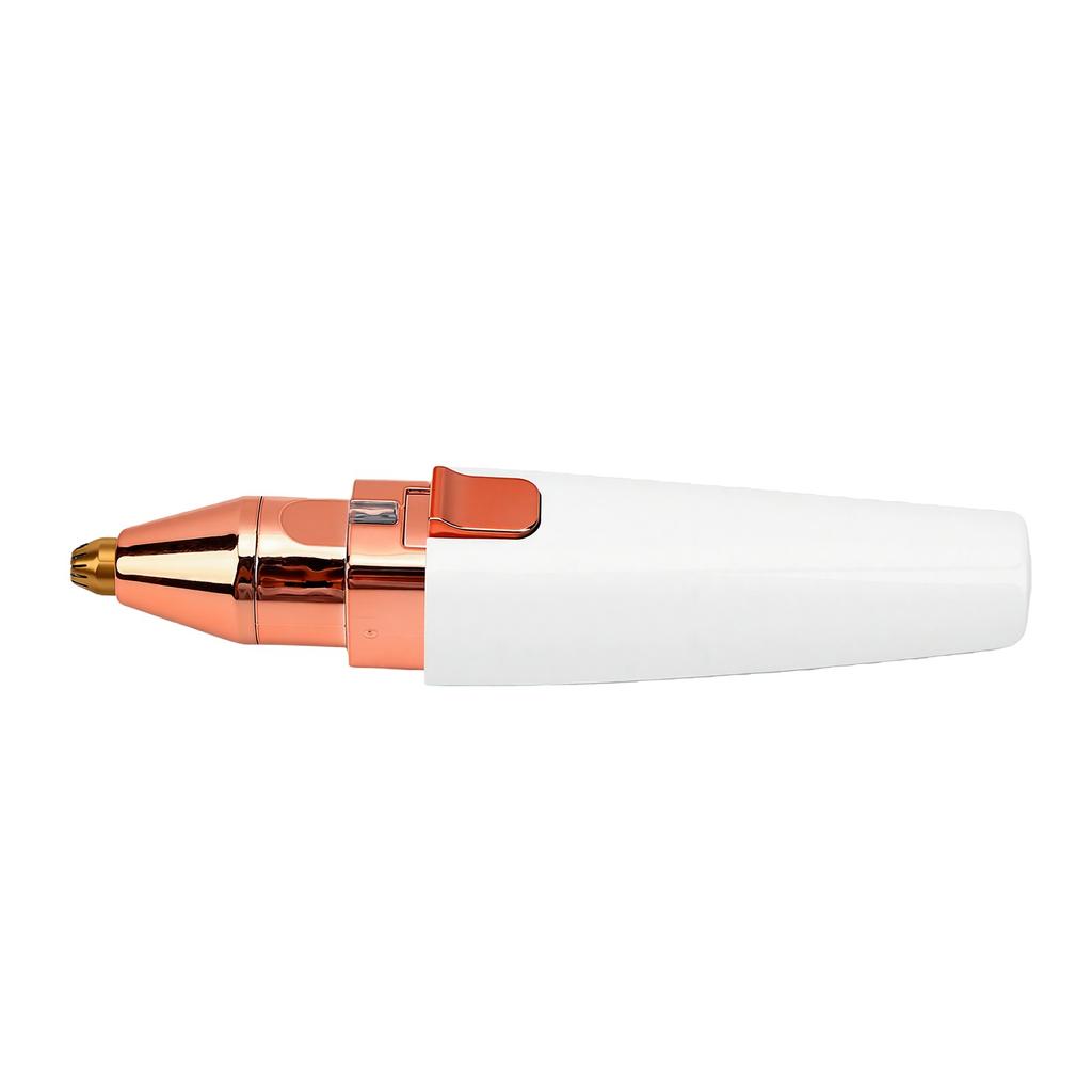 Kabelloser Haarentferner für Gesicht und Nase 2 in 1 Gesichts-Haarentferner Augenbrauen-Trimmer USB-wiederaufladbar mit LED-Licht
