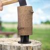 Štípač dřeva Podpalové dřevo Štípač polen z vysokouhlíkové oceli Efektivní štípač dřeva se 4 šrouby Snadno použitelný Přenosné podpalové dřevo