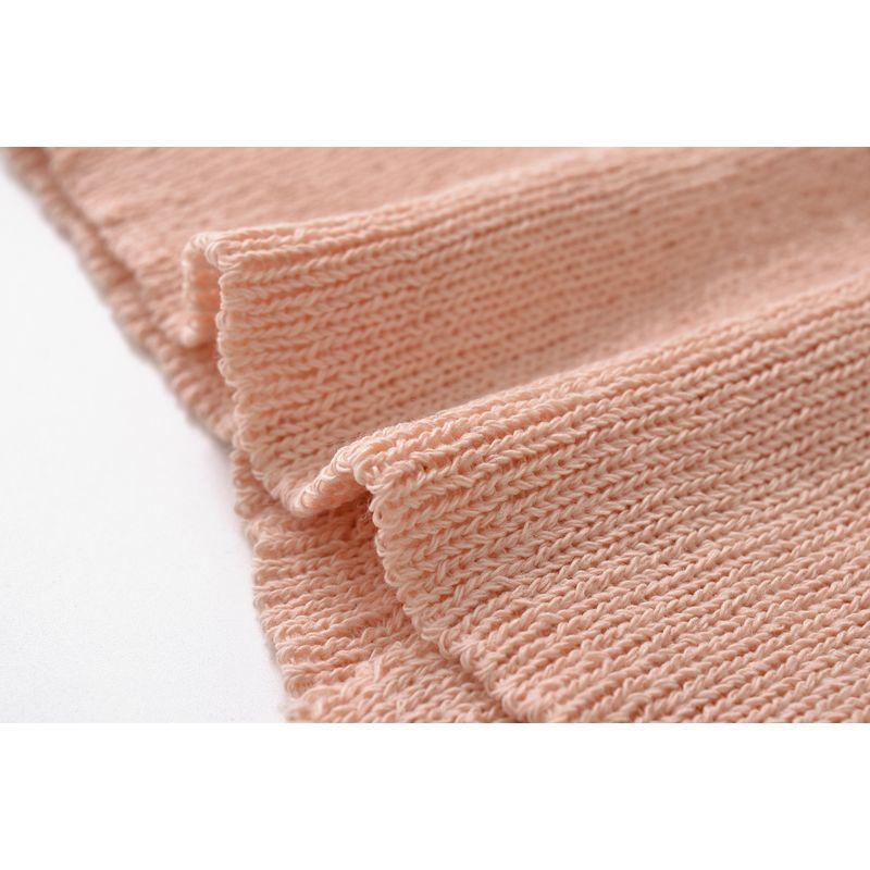 Kaslead New Arrival Women's Clothing Fashion Style Fashion Casual Minimalist Easiest for Match Hook Flower Knitting Halterneck Cardigan