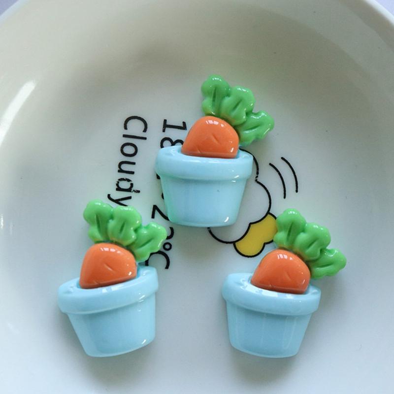 10 Pcs New Cute Cartoon Rabbit Flower Series Flat Back Resin Scrapbooking DIY Jewelry Hairpin Craft Decoration Accessorie