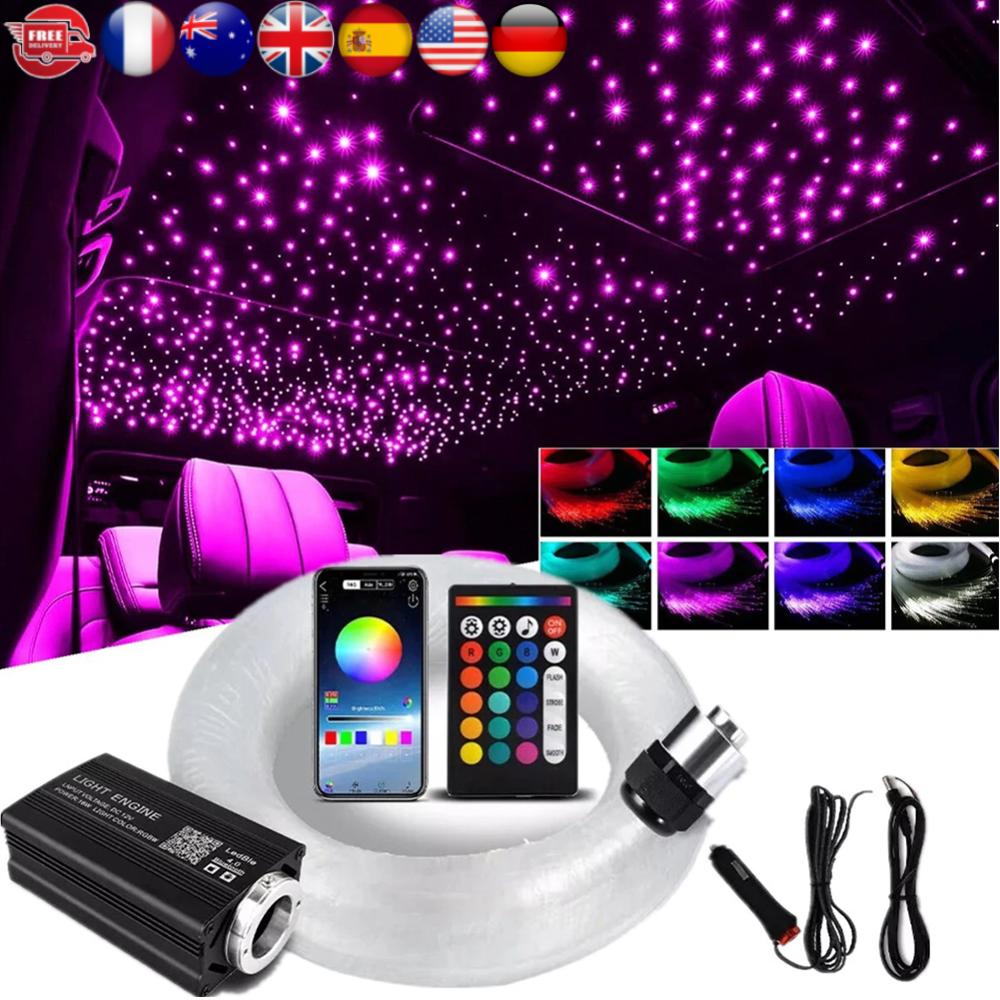 12W 16 Colors Car Roof Star Light APP Control Car Starry Sky Light Ambient Lamp for Starry Sky Ceiling Car United States