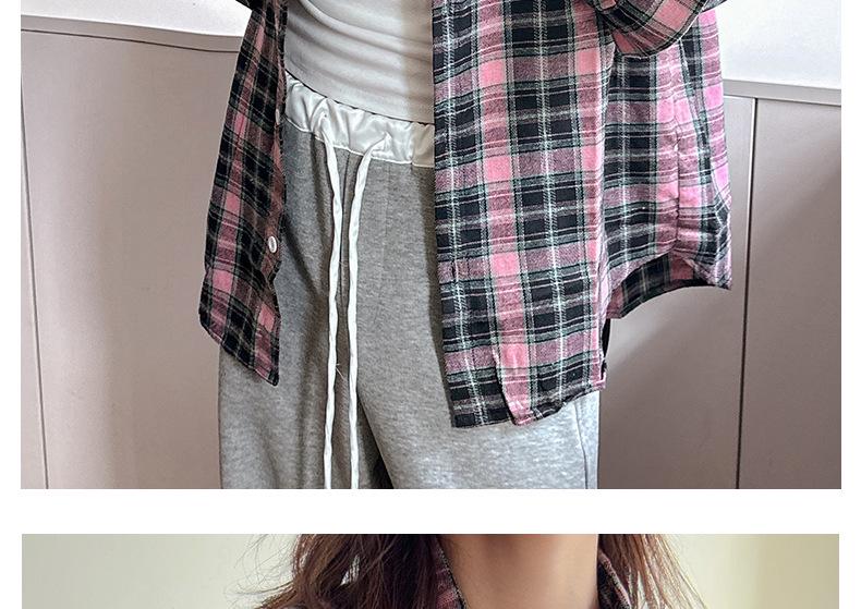 Women's Retro Plaid Long Sleeve Shirt - Casual Autumn Style, Korean-inspired, Lightweight Outerwear and Sun Protection.